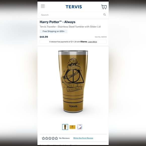 Harry Potter Tervis Stainless Steel Tumbler - 30 oz. - Picture 7 of 10